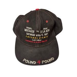 Vintage 1997 De La Hoya Vs. Whitaker SnapBack Hat Boxing Caesars Palace